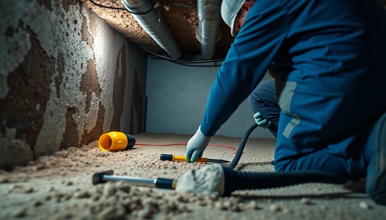 Crawlspace Mold Removal & Moisture Control
